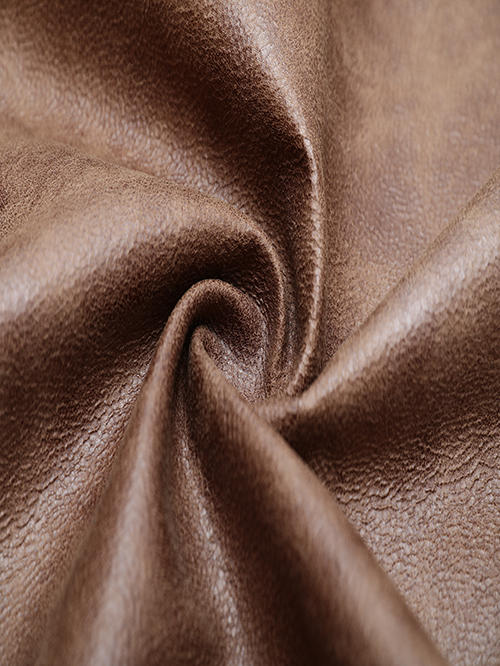 Superfine leather fabric upholstery bronzing sofa fabric